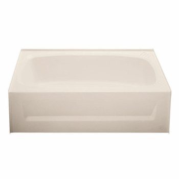 Bathroom & Kitchen 9 27 x 54 Plastic Tub – LH Drain, Almond